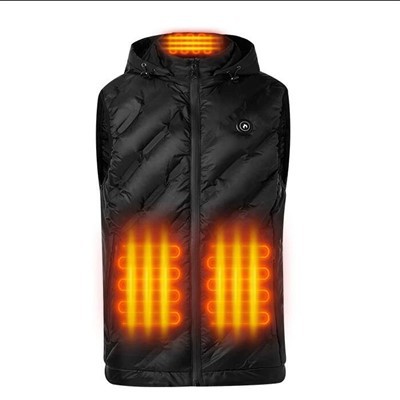 Жилет з підігрівом 4 зони з підігрівом